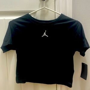 NWT kids air Jordan Nike shirt crop 6x